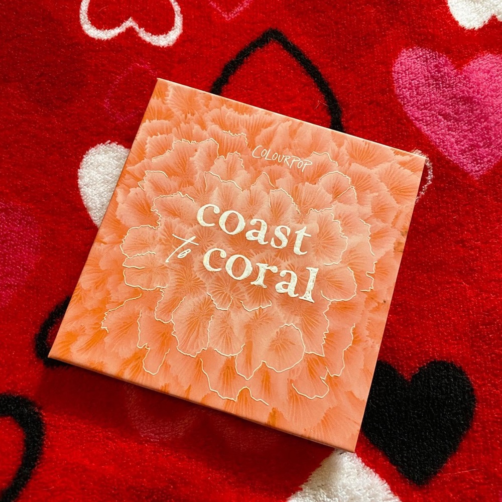 Colourpop Coast to coral Eyeshadow pallet